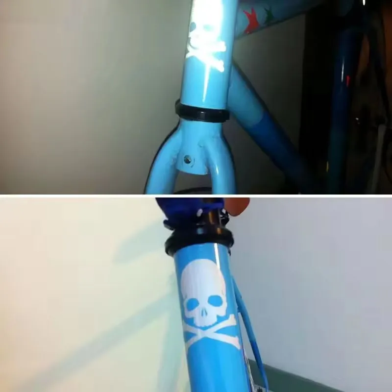 Bike Reflective Skeleton Stickers